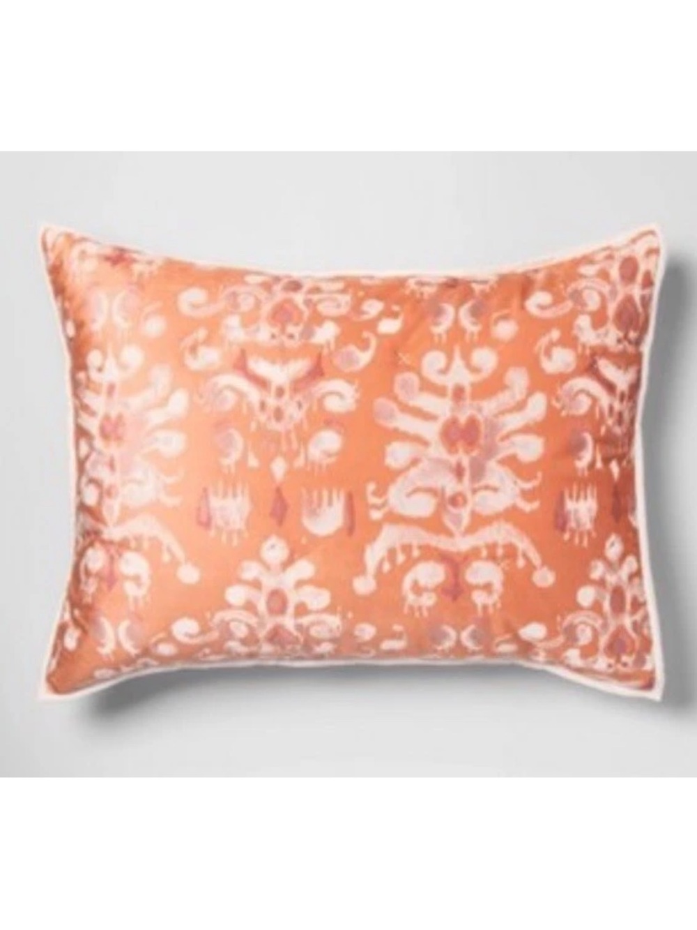 2 Opalhouse Tufted Ikat Velvet Pillow Sham Coral